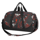 Geometry Black Duffle Bag