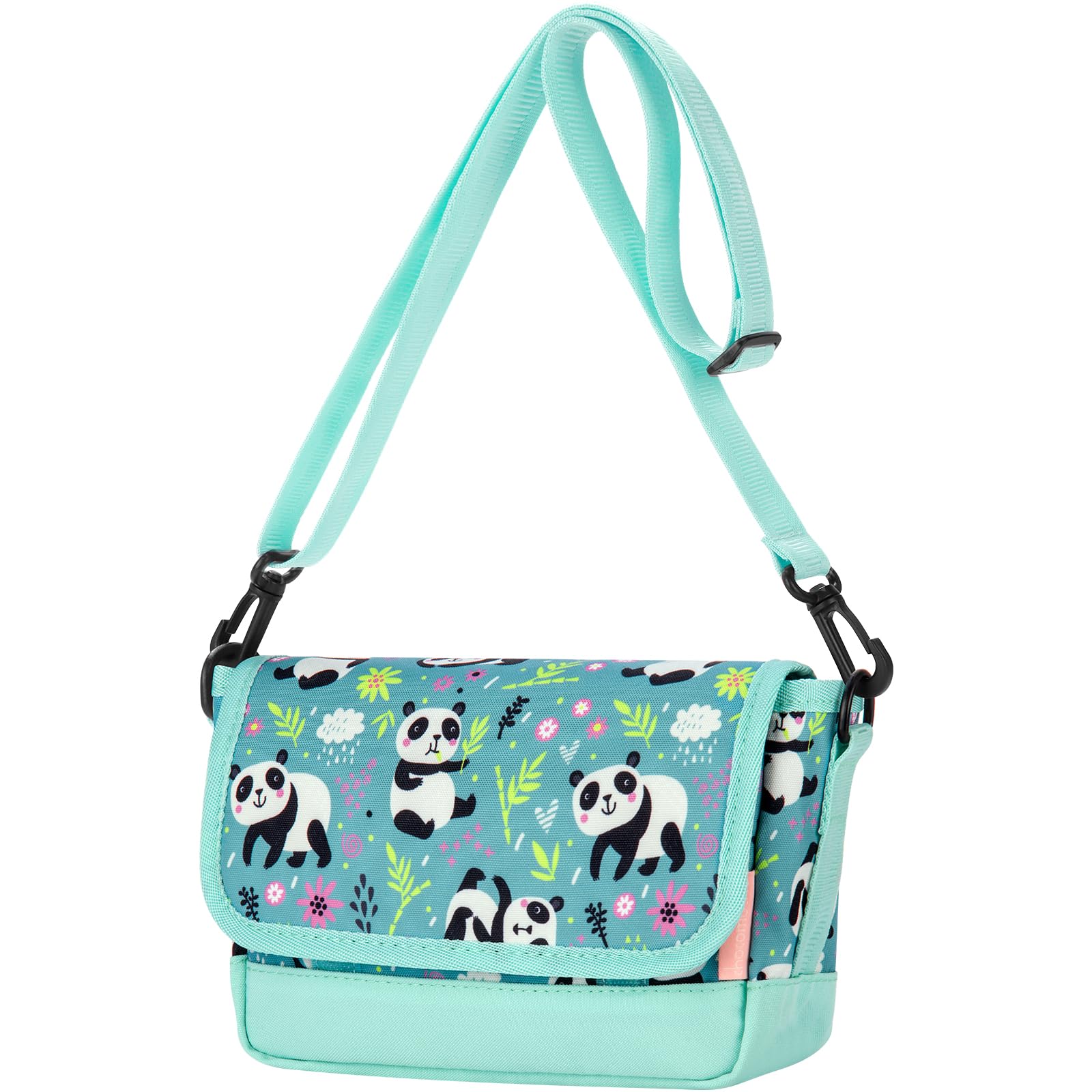 Panda Green Teens Crossbody Purse