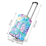 Tie Dye Rainbows Rolling Duffle Bag