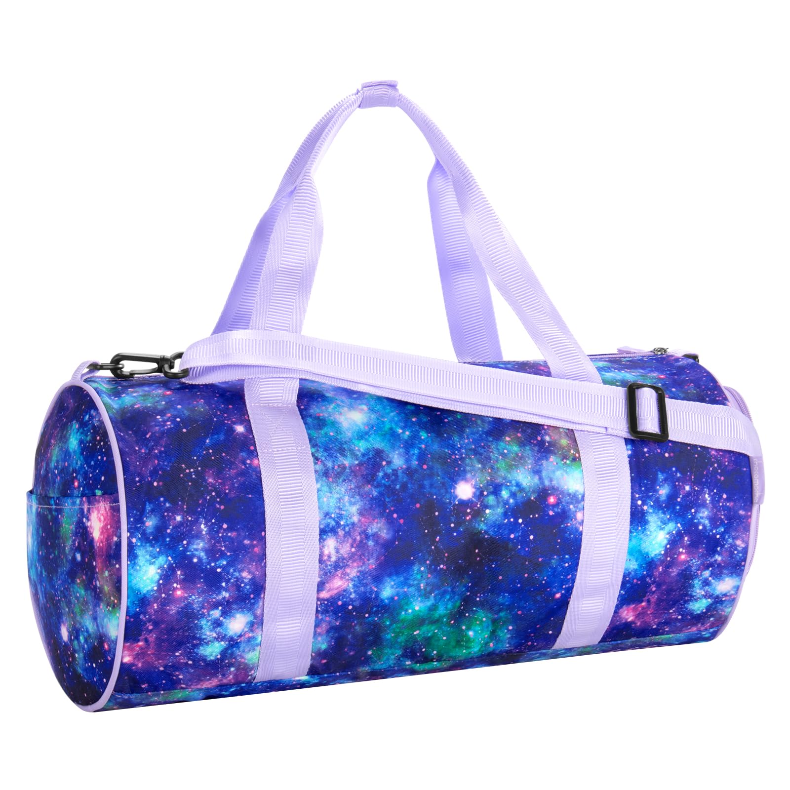 Galaxy Purple Duffle Bag