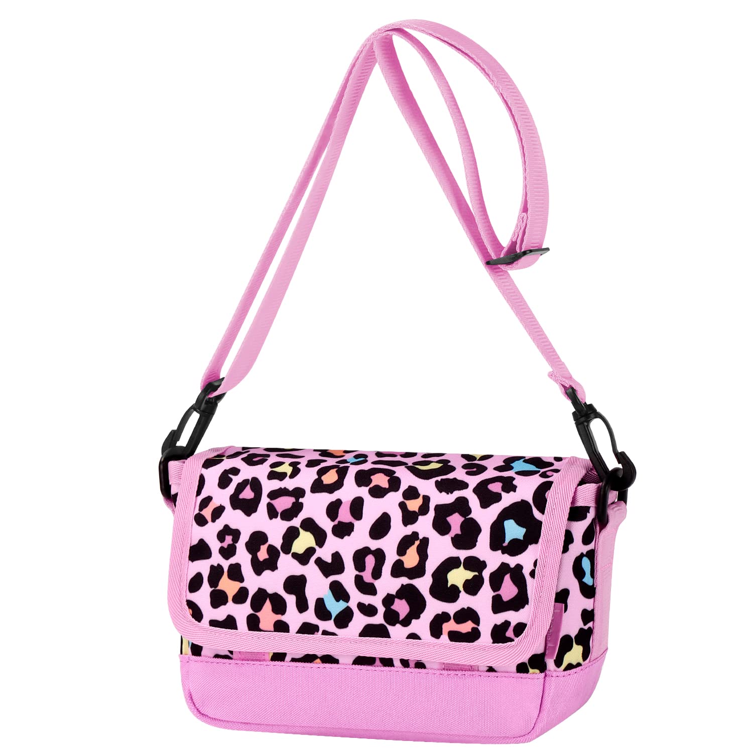 Leopard Pink Teens Crossbody Purse