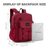 Solid Red Backpack