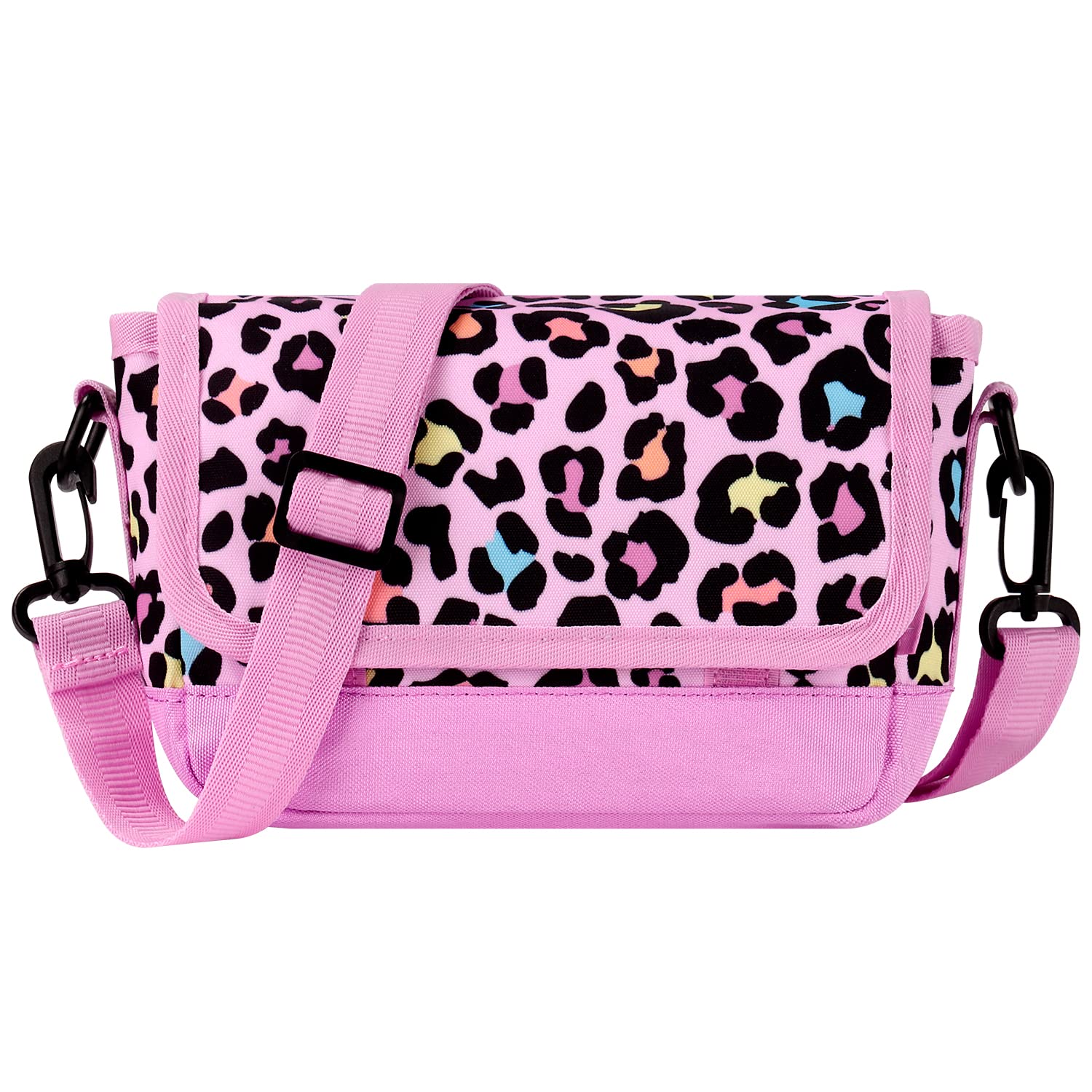 Leopard Pink Teens Crossbody Purse