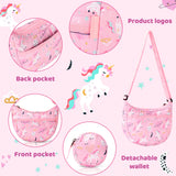 Unicorn Pink Moon Crossbody Purse