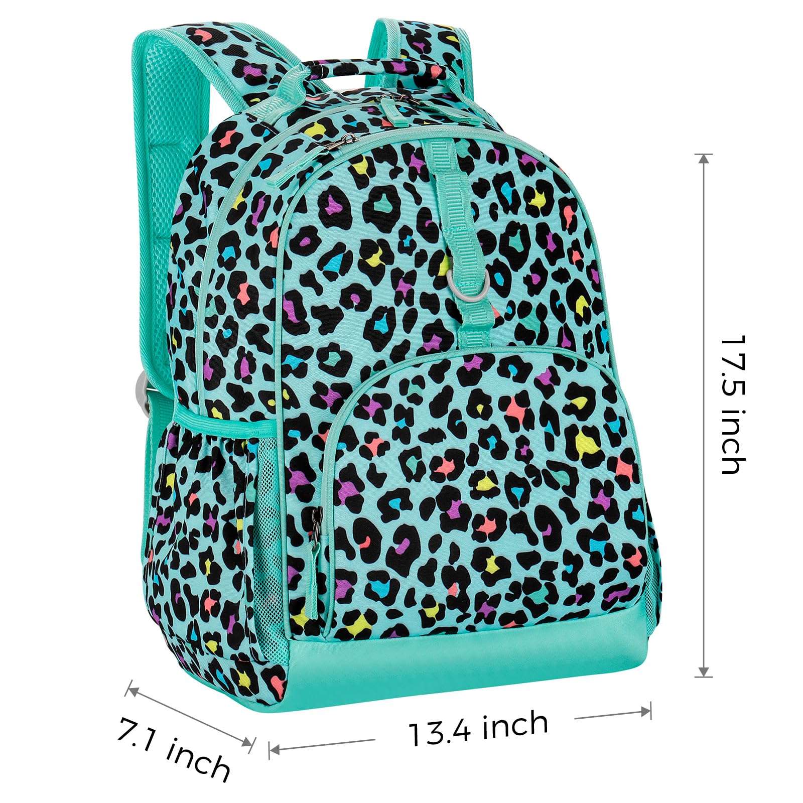 Leopard Green Backpack