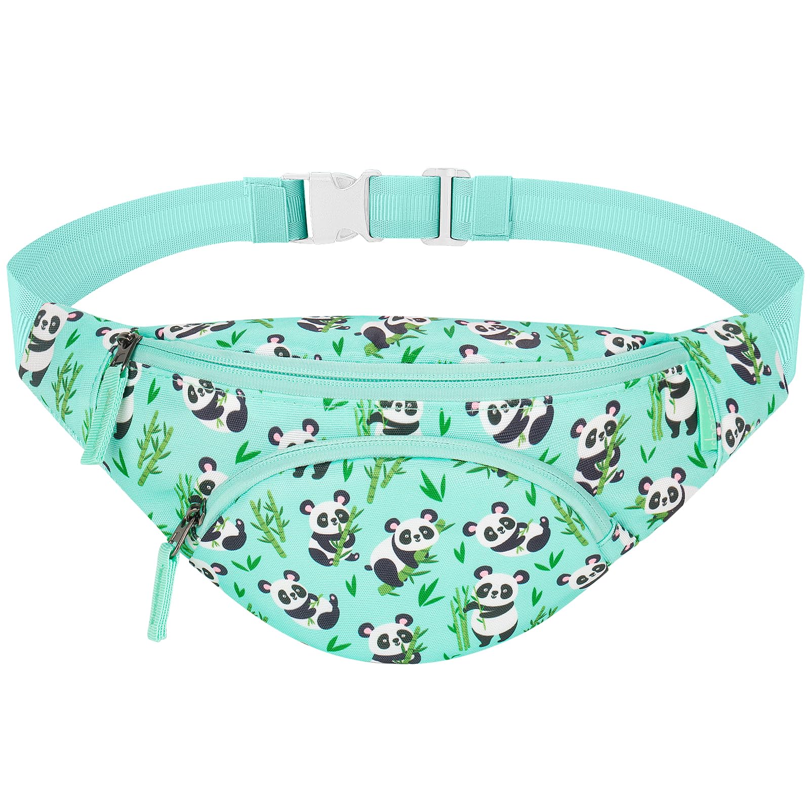 Panda Teal Fanny Pack