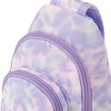 Tie Dye Purple Sling Crossbody Purse