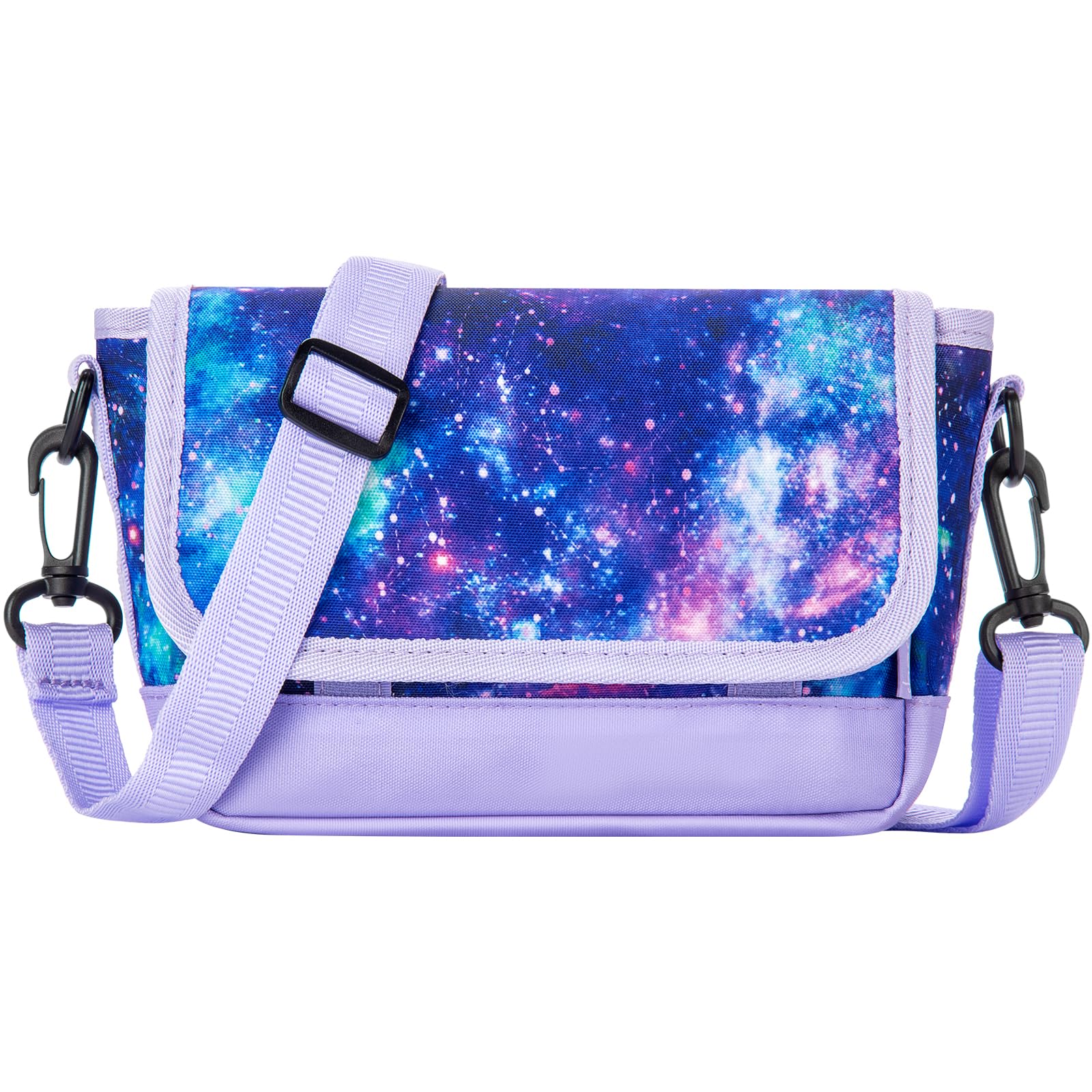 Galaxy Purple Teens Crossbody Purse