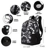 Tie Dye Black Backpack