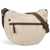 Cashmere Beige Moon Crossbody Purse