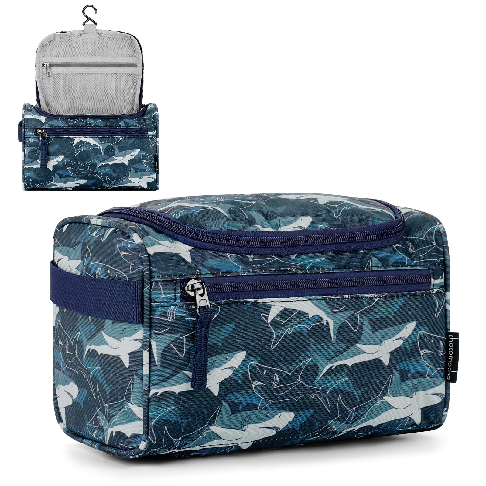 Shark Blue Toiletry Bag