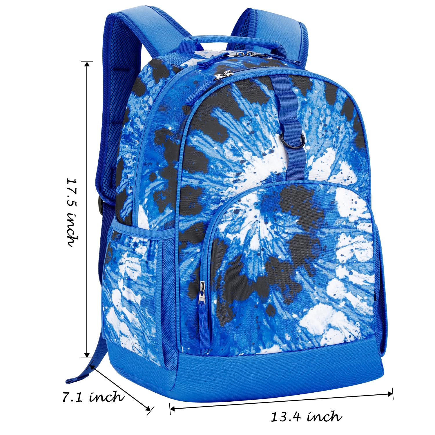 Tie Dye Swirl Blue Backpack