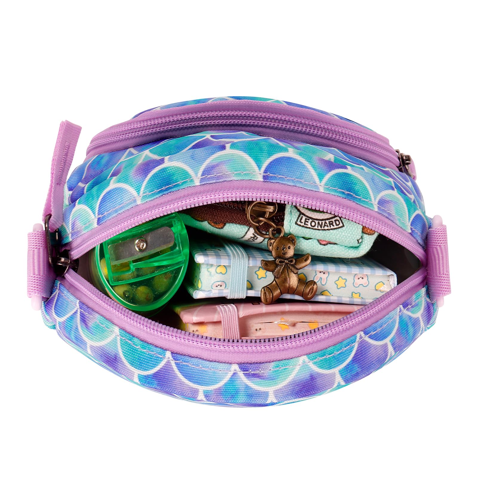 Mermaid Blue Arch Crossbody Purse