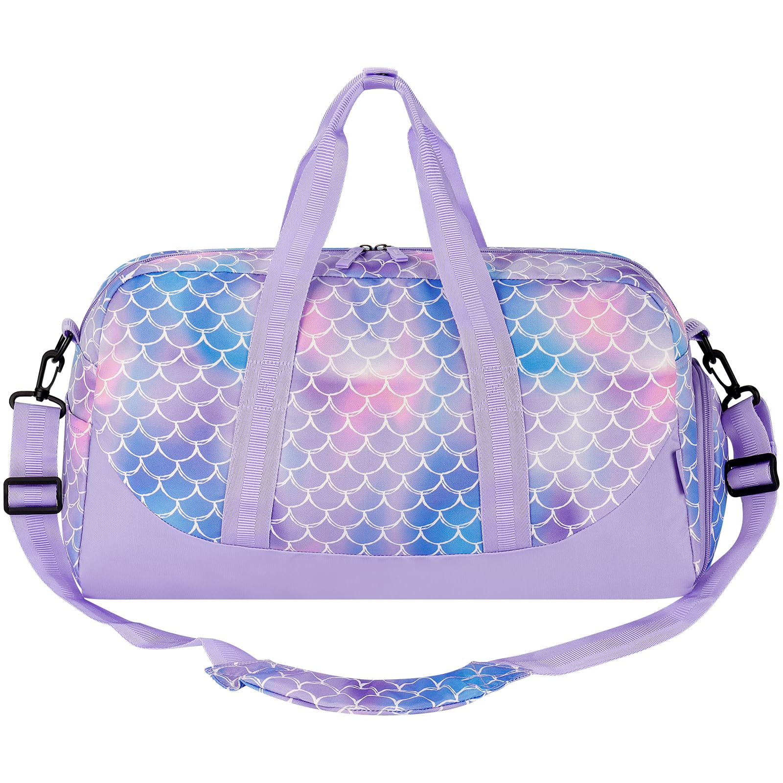 Mermaid Purple Duffle Bag