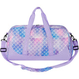 Mermaid Purple Duffle Bag