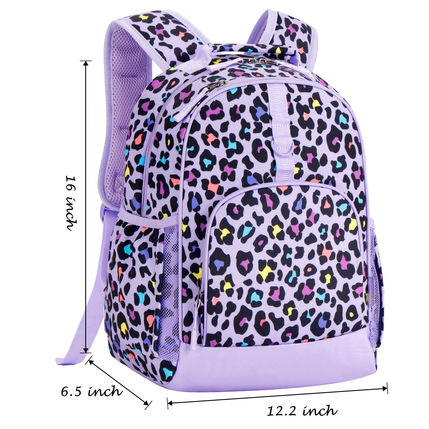 Leopard Purple Backpack