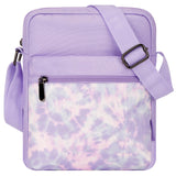 Tie Dye Purple Crossbody Purse