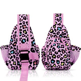 Leopard Pink Sling Crossbody Purse