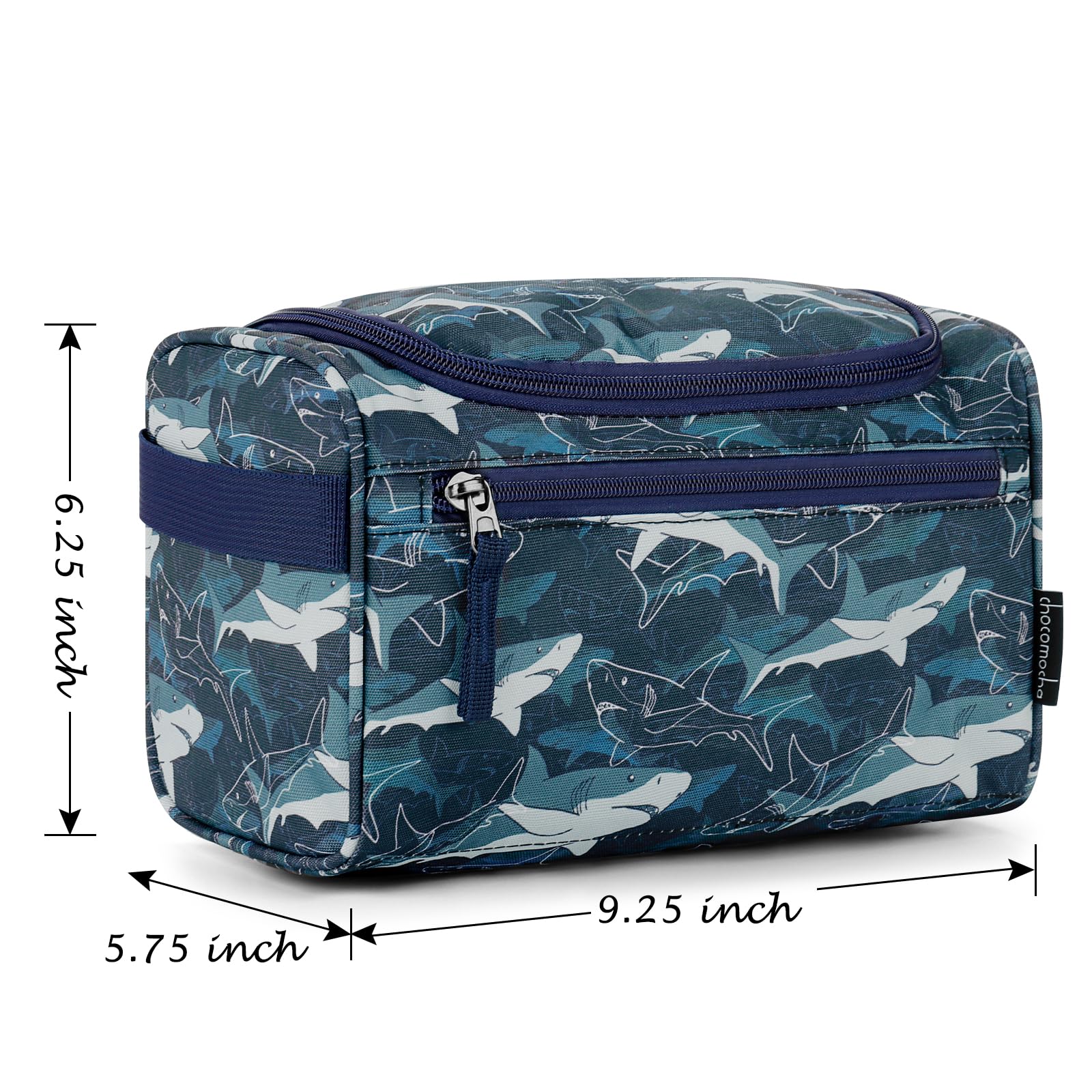 Shark Blue Toiletry Bag