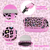 Leopard Pink Teens Crossbody Purse