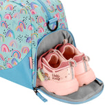 Rainbow Light Blue Duffle Bag