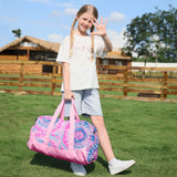 Tie Dye Pink Purple Duffle Bag