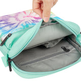 Tie Dye Green Crossbody Purse