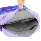 Galaxy Purple Crossbody Purse