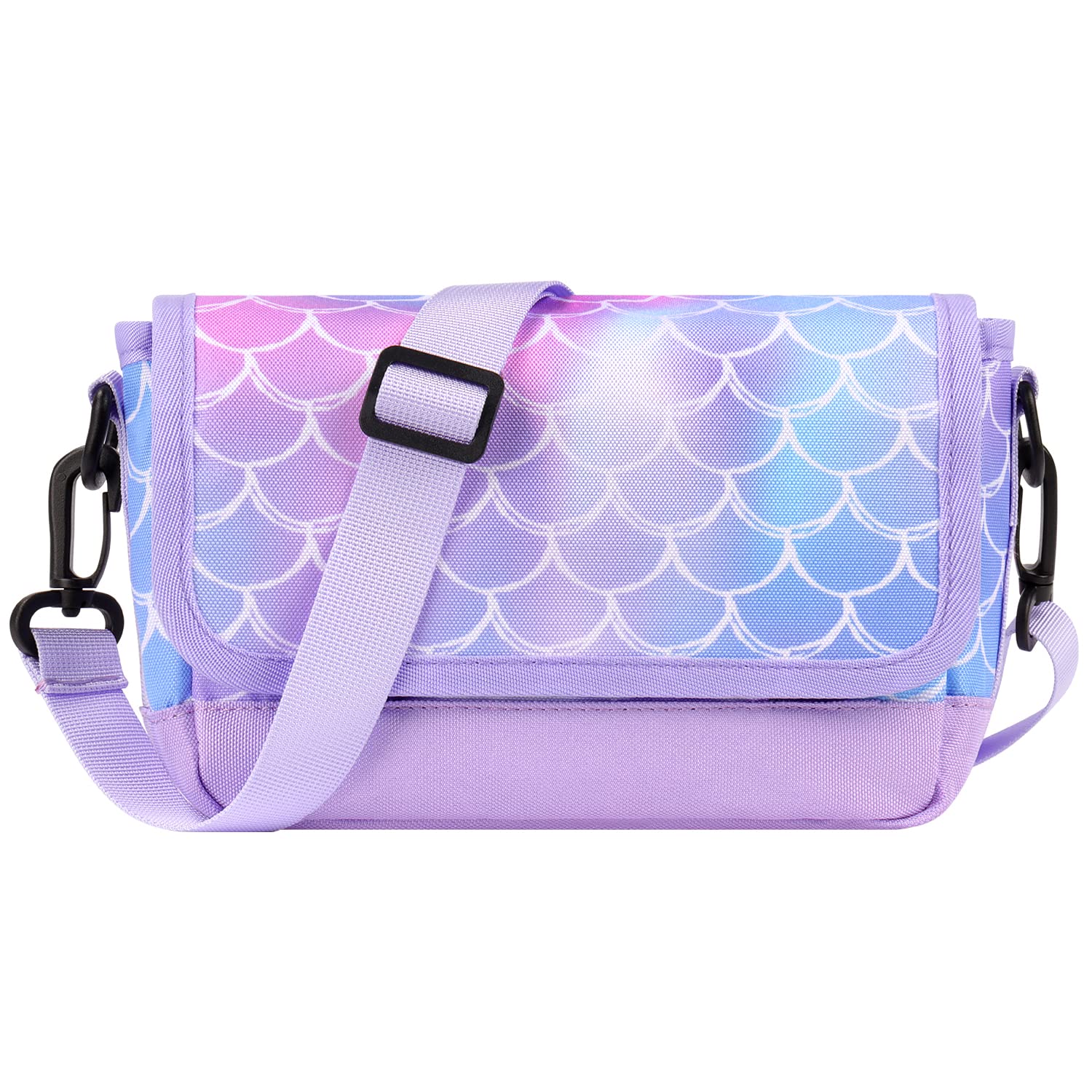 Mermaid Purple Teens Crossbody Purse