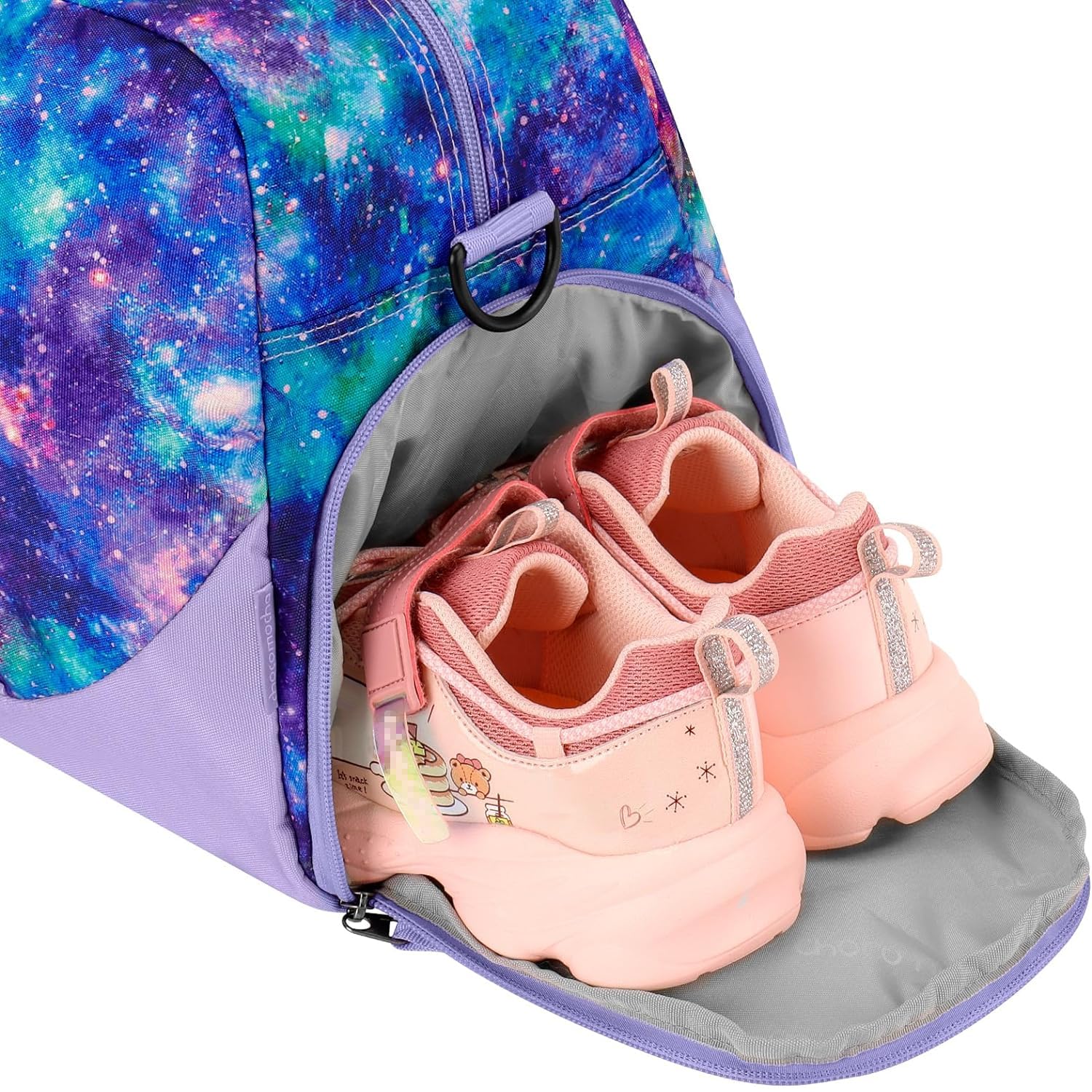 Galaxy Purple Duffle Bag