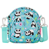 Panda Blue Arch Crossbody Purse