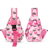 Cat Heart Pink Sling Crossbody Purse