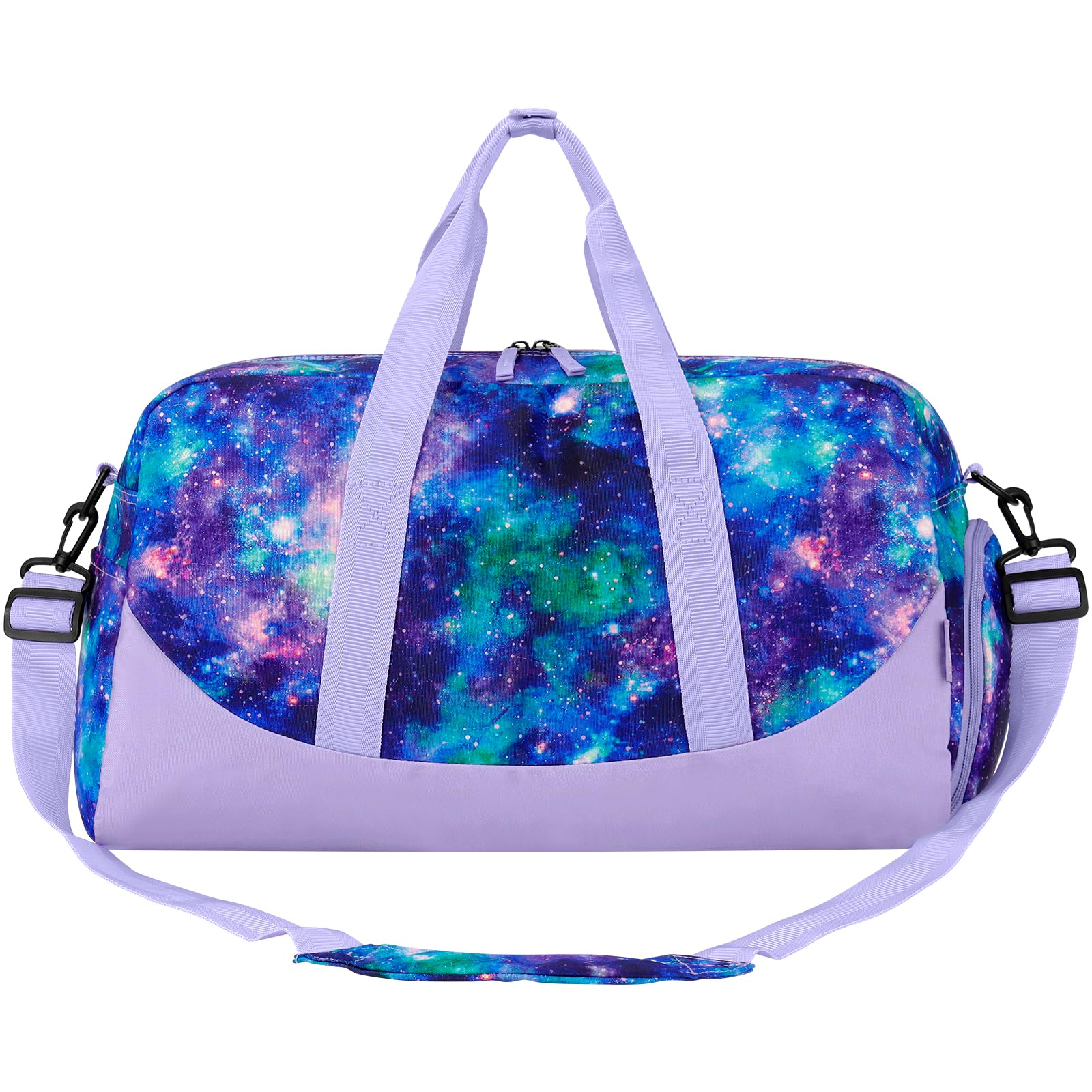 Galaxy Purple Duffle Bag