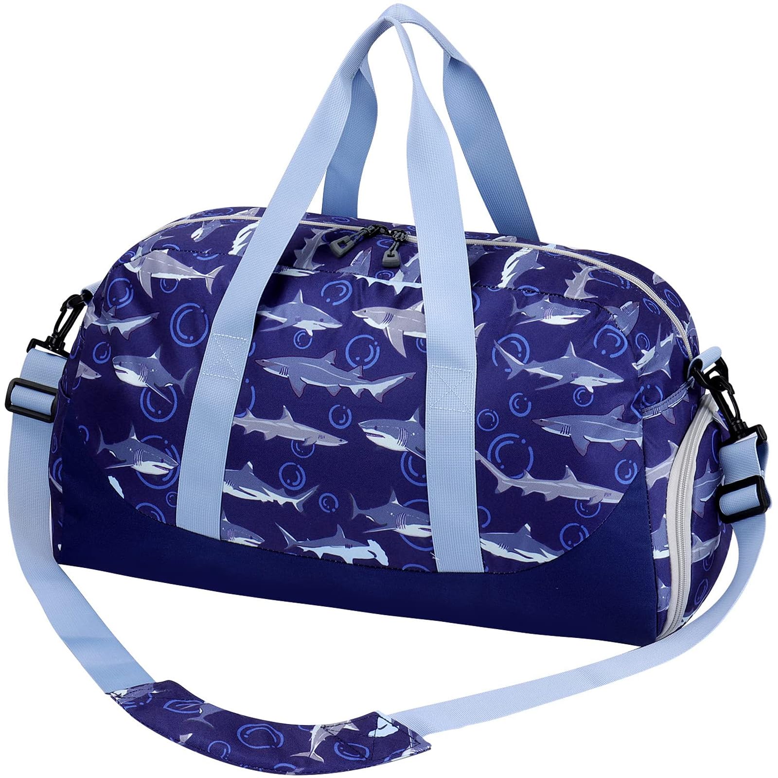 Shark Blue Duffle Bag