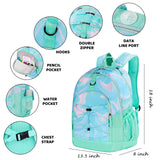 Laser Fluid Green Backpack