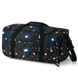 Galaxy Black Rolling Duffle Bag