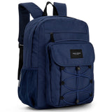 Solid Navy Blue Backpack