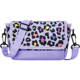 Leopard Purple Teens Crossbody Purse