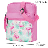 Flamingo Pink Crossbody Purse