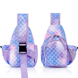 Mermaid Purple Sling Crossbody Purse