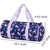 Unicorn Purple Duffle Bag