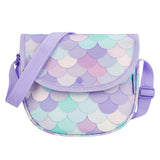 Mermaid Colorful Saddle Crossbody Purses