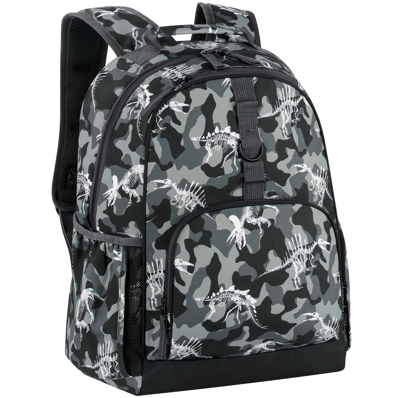 Dinosaur Fossil Gray Backpack