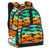 Shark Gradient Orange Backpack