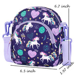 Unicorn Purple Arch Crossbody Purse