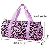 Leopard Pink Duffle Bag