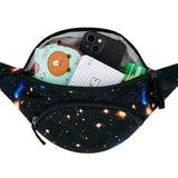 Galaxy Black Fanny Pack