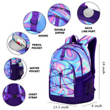 Laser Fluid Purple Backpack