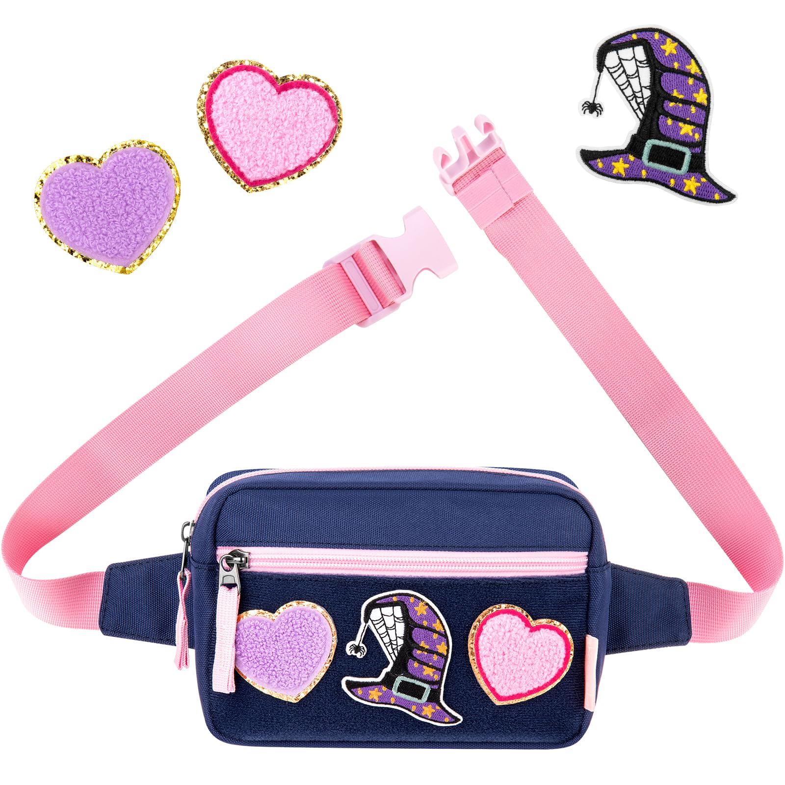 Pink & Blue DIY Fanny Pack