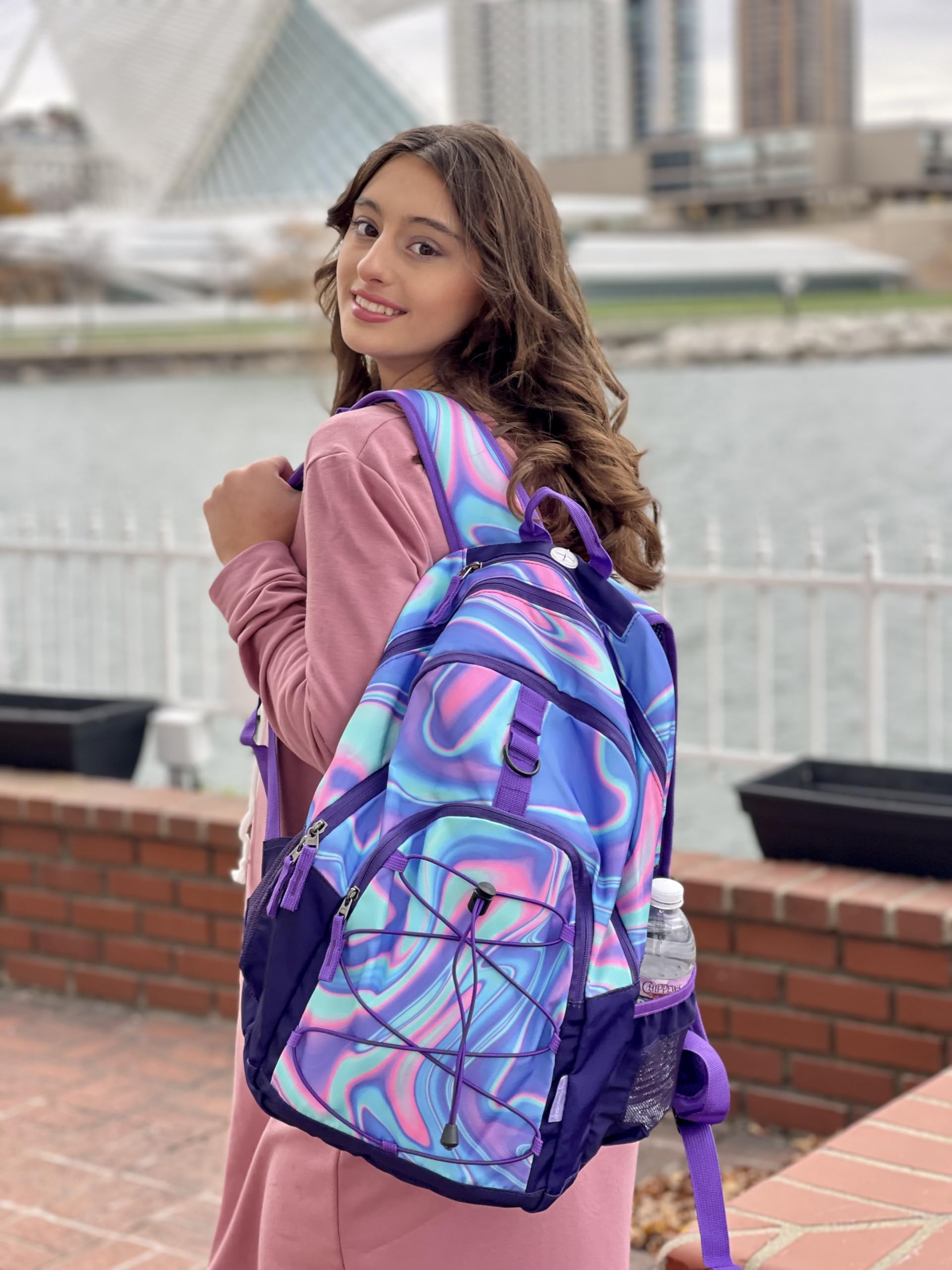 Laser Fluid Purple Backpack